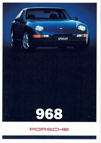 Catalogue brochure porsche - porsche, 968