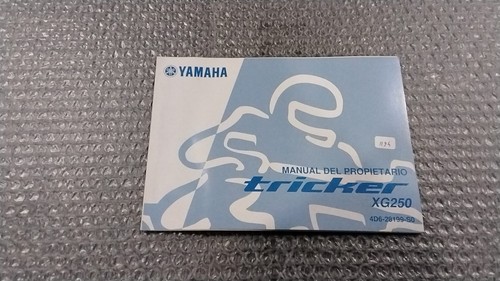 Yamaha tricker 250 - 06, manuel