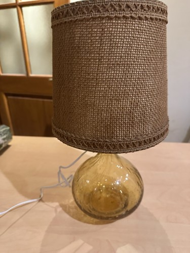 Ancienne lampe vintage verre - ancienne,