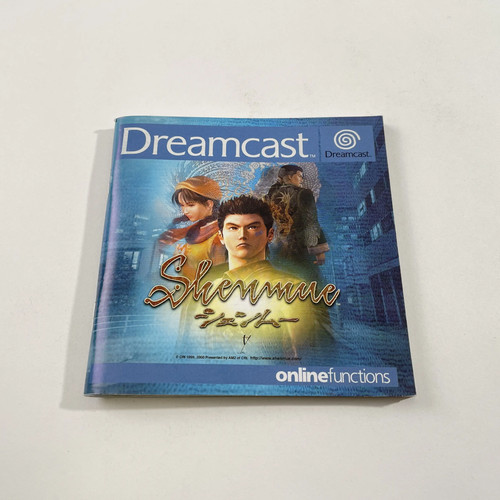 Sega dreamcast notice - sega,