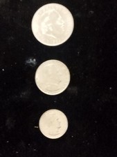 Lot De 3 Pièces De Monnaie Monaco Rainier. Francs, Collection Numismate ?