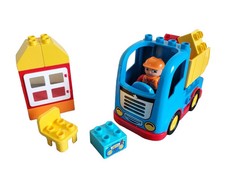 Lego Duplo 10529 Camion Benne + Radio + Maison + Conducteur Truck Chantier 2014