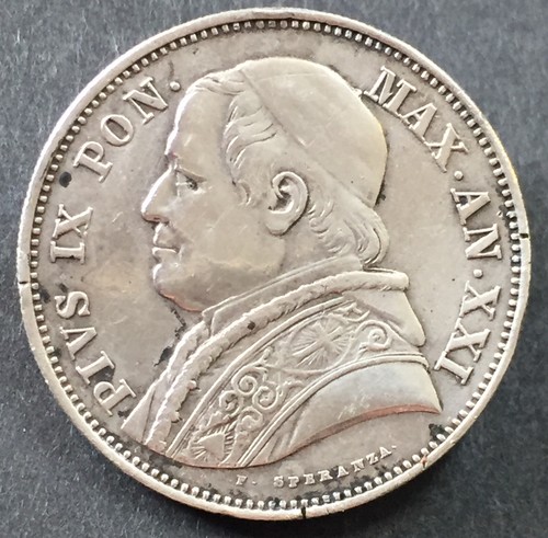 Pièce argent vatican 5 - argent, 2,5