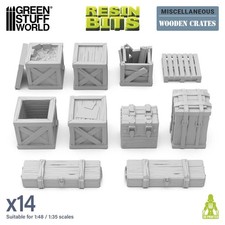 Coffres en bois 1:48 - Décors
