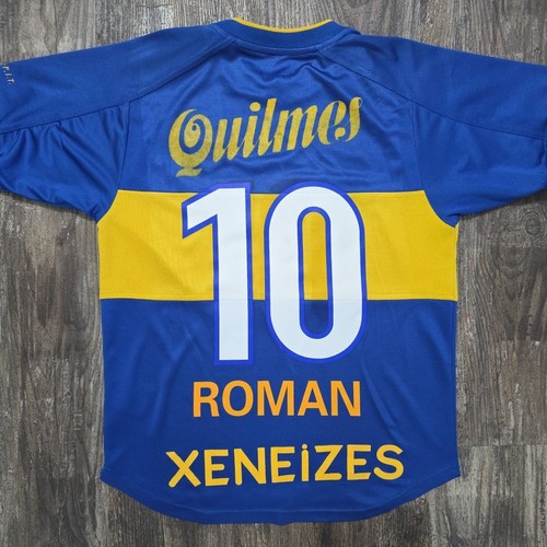 2001 nike boca juniors home - juniors,