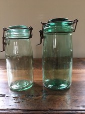 « Lot de 2 bocaux Vintage