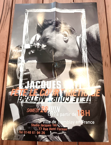 Cinema affiche jacques tati - affiche,