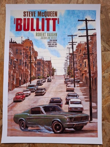 Affiche film bullitt avec - du,