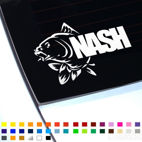 Nash carp fishing hunter decal - nash,