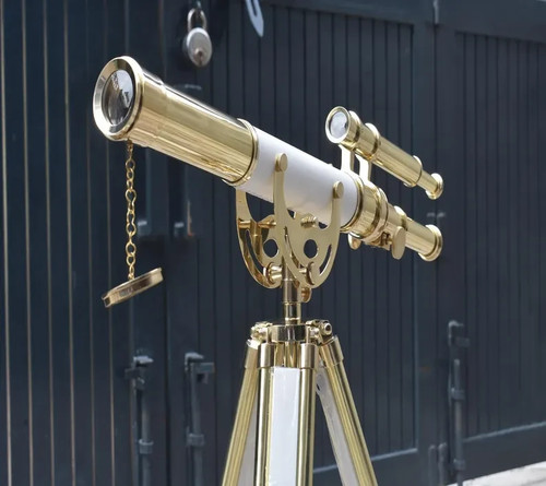 Télescope trépied vintage - et,