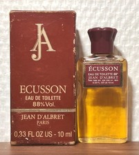 Eau de Toilette Écusson de Jean d'Albret 10 ml. Boite. Plein. Bon état