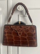 sac 1900 rare en croco larges