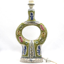 PIED DE LAMPE Céramique L'HELGUEN KERALUC Céramique QUIMPER, le corre/madoura...