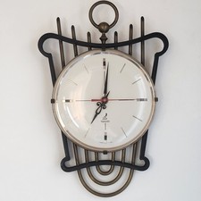 Horloge Murale Jazz Transistor Modèle Lyric à Pile France Vers 1960