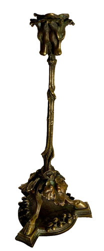 Bougeoir bronze décor - bougeoir, de