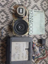 autoradio vintage + 2 Haut -parleurs Kenwood