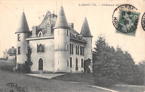 Cpa limousin chateau de - /,