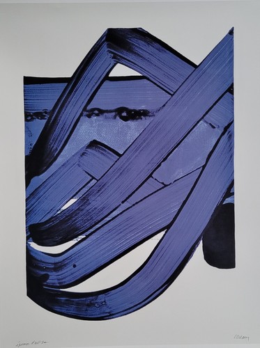 Affiche pierre soulages - pierre,