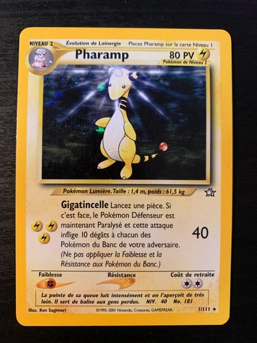 Carte pokémon holo - carte, pharamp