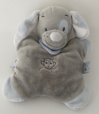 6275🌟Doudou Peluche Chien Bleu Gris Nattou Bandana Hibou