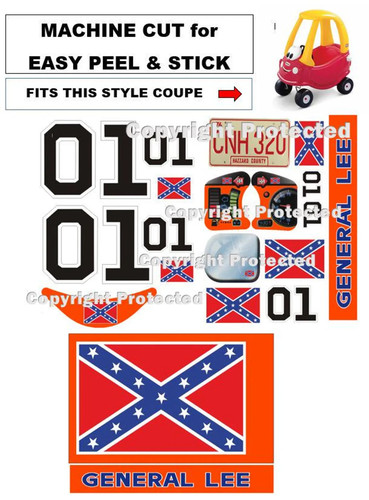 Replacement decals fit little - decals,