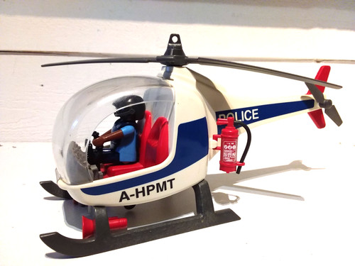 Playmobil police hélicoptère - police,