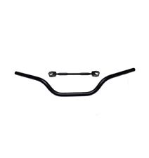 Guidon, tube de guidon enduro 22mm aluminium noir
