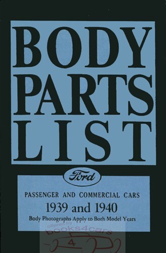 Ford 1940 1939 parties - 1940, manuel