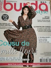 MAGAZINE BURDA  STYLE COUSU DE MILLE FLEURS STYLE ELEGANT N°249 SEPTEMBRE 2020