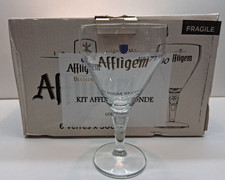 AFFLIGEM Lot 6 verres bière pinte chope vintage 50 cl dans carton d'origine
