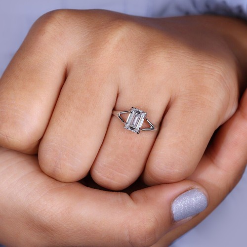 Bague solitaire diamant