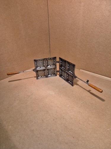 Ancien gaufrier etoiles en - ancien,