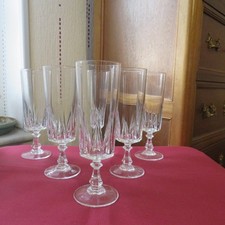 6 flutes a champagne en