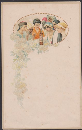 Menu ancien publicitaire - ancien,