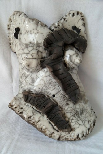 Sculpture raku buste - raku,