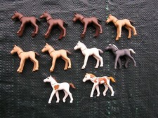 PLAYMOBIL : lot de 10 poulains