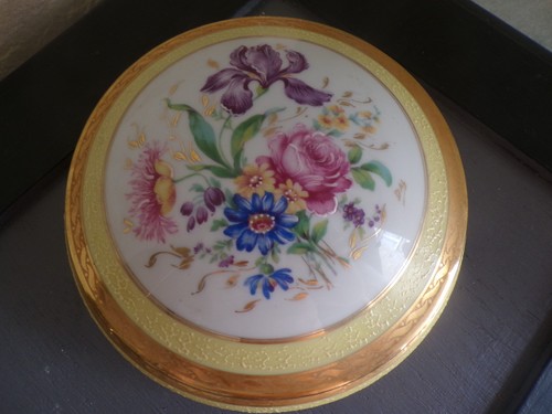 Bonbonnière porcelaine - porcelaine, de