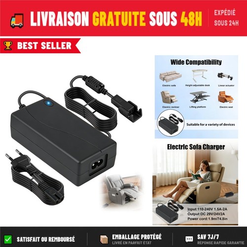 Adaptateur secteur 29v - 29v, pour