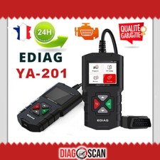 Valise diagnostic scanner lecteur code défaut OBD2 EDIAG YA-201 test de batterie