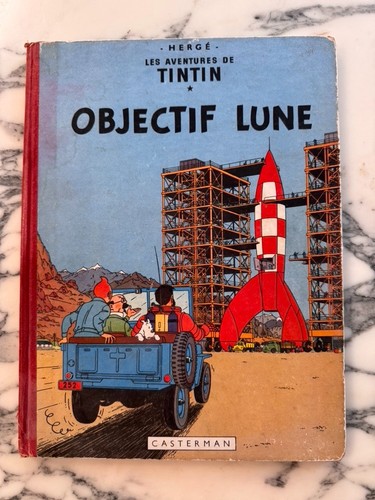 Tintin objectif lune - tintin, eo