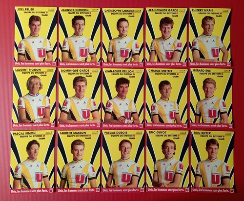 Cyclisme lot 15 cartes - -,
