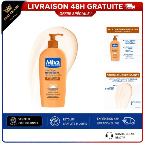 Mixa lait corps - lait, autobronzant