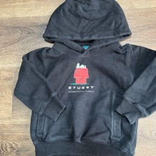 Sweat à capuche noir enfant