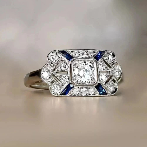 Bague fiançailles ancienne - bague,