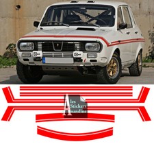 BANDES ROUGE POUR RENAULT R12 GORDINI AUTOCOLLANT STICKER AUTO BD567