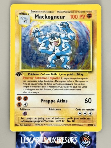 Carte pokémon mackogneur - pokémon,