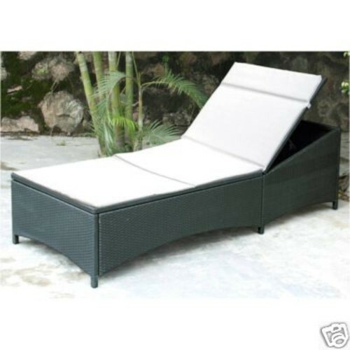 Chaise longue jardin - longue, en