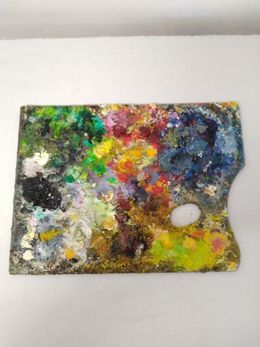 Palette peintre ancienne - de,