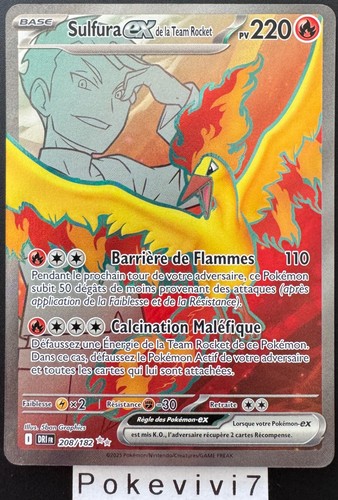 Carte pokemon sulfura - pokemon, 208/182