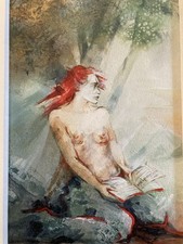 Peinture portrait femme louis - peinture,